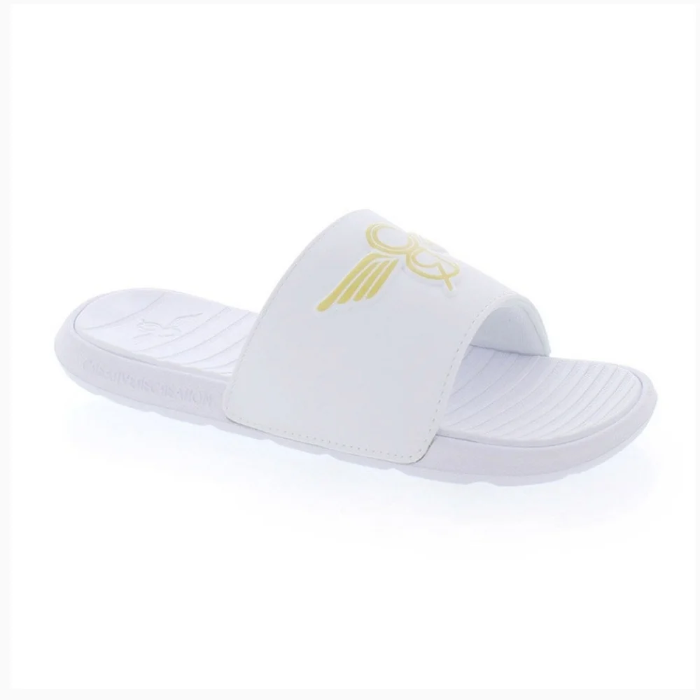 Creative Recreation NWT Faenza Slide Sandal White Gold